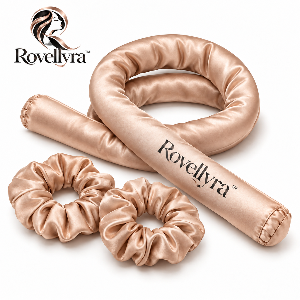 Rovellyra™ CloudLoop Sleep Curlers – Soft Overnight Foam Hair Rollers for Comfortable No-Heat Curls, Waves & Volume