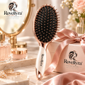 Rovellyra™ AirFlex Cushion Hair Brush – Soft-Pad Detangling & Scalp Massage Brush for Everyday Smoothing, Styling & Gentle Hair Care