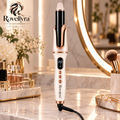 Rovellyra™ AutoTwist Automatic Hair Curler – One-Touch Rotating Curling Styler with Adjustable Heat, Curl Direction & Timing Control