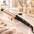 Rovellyra™ VelvetWave Ceramic Curling Iron – Adjustable-Temperature Hair Curler for Soft Waves, Defined Curls & Polished Everyday Styling
